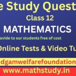 math case study questions class 12