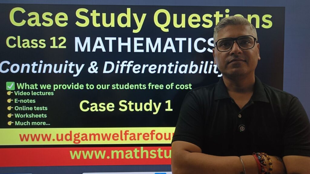 Case Study Questions on Differentiability and Continuity