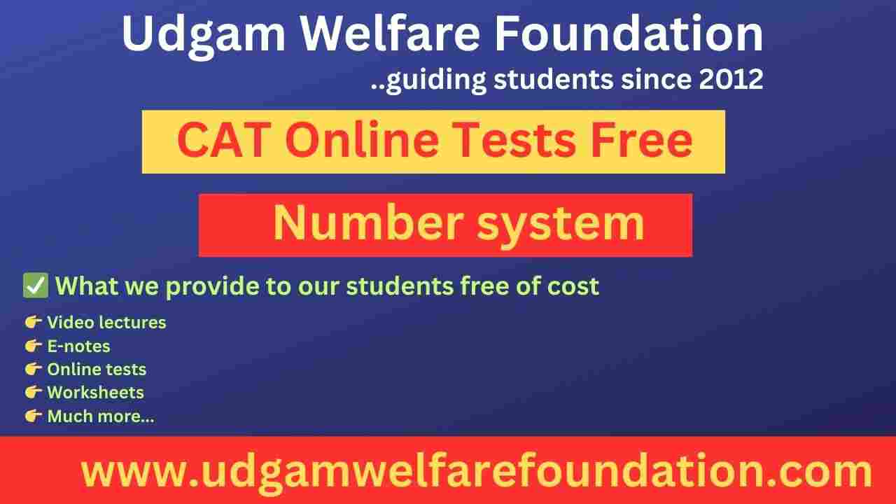 CAT Number system questions