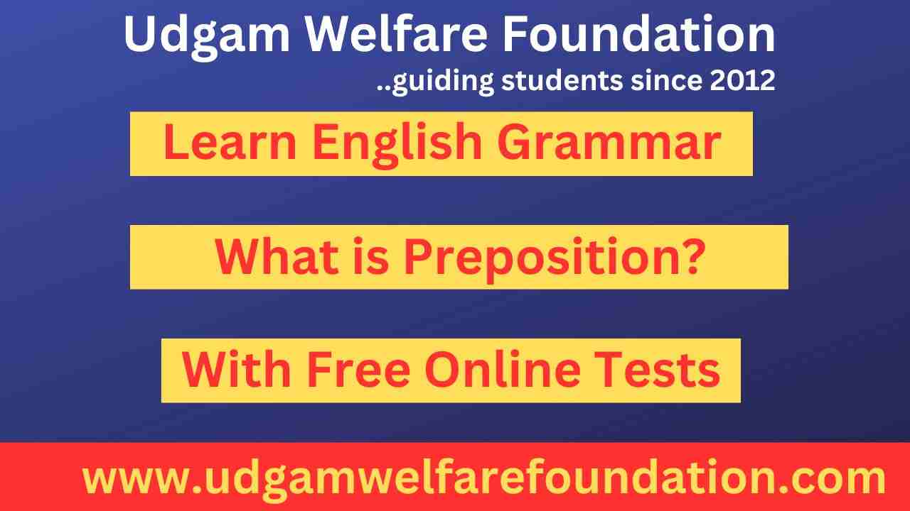 What is Preposition