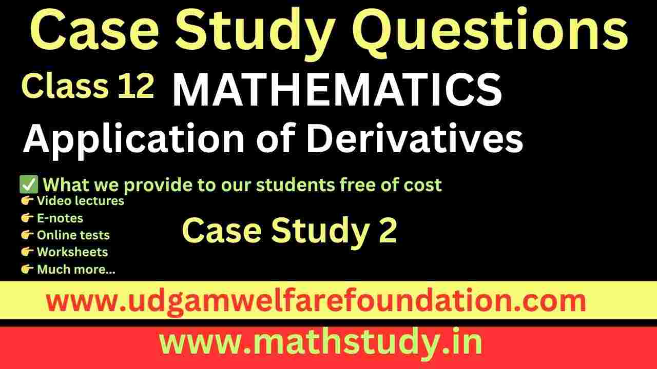 case study application of derivatives