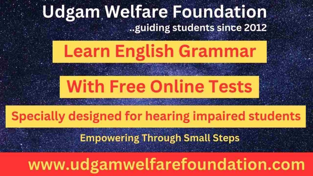english grammar for hearing impaired students