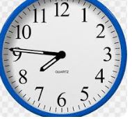 Clock showing 3 o'clock