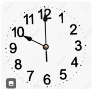 Clock showing 3 o'clock