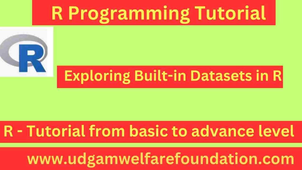 Exploring Built-in Datasets