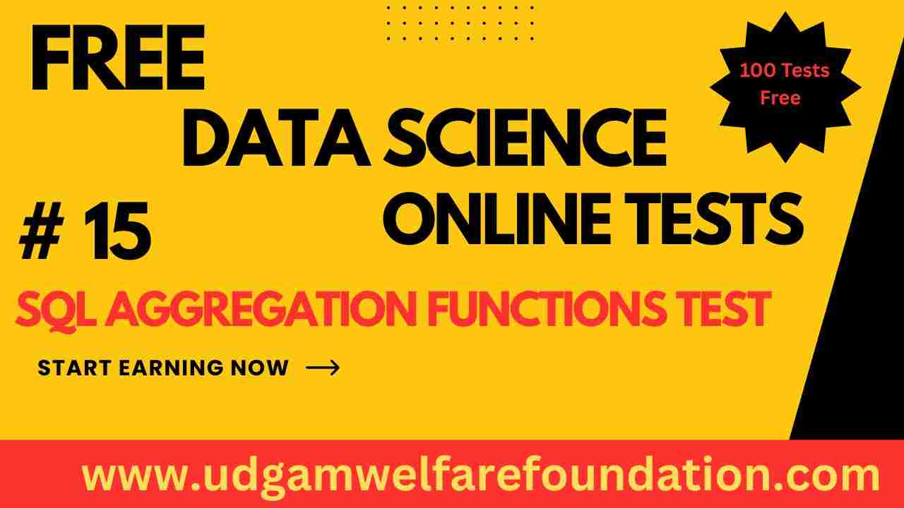 SQL Aggregation Functions Test