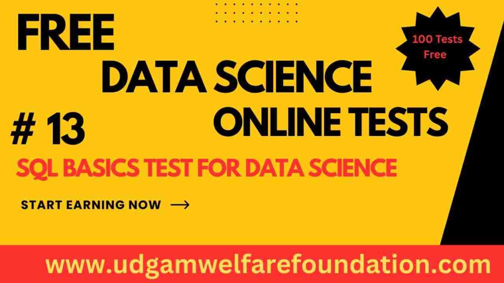 SQL Basics Test for Data Science