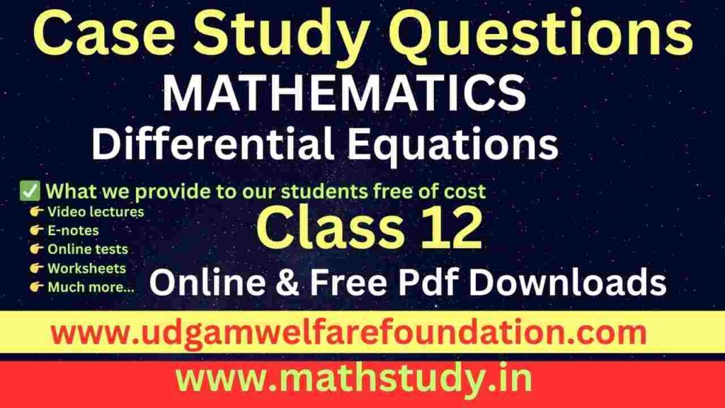 Differential Equations Case Studies