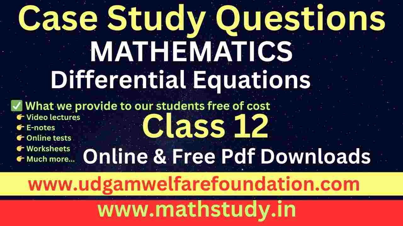 Differential Equations Case Studies