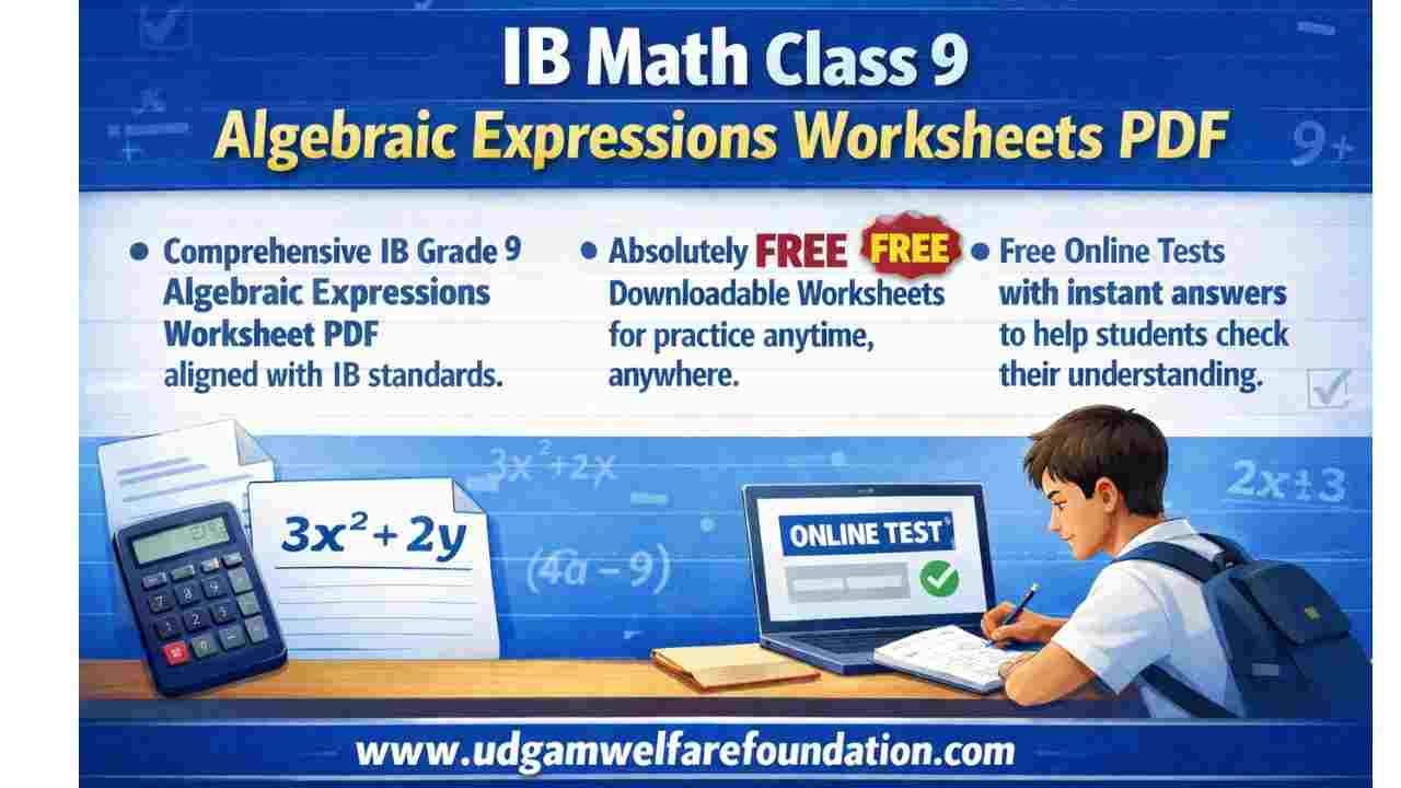 Algebraic Expressions and Identities IB Class 9 Notes PDF