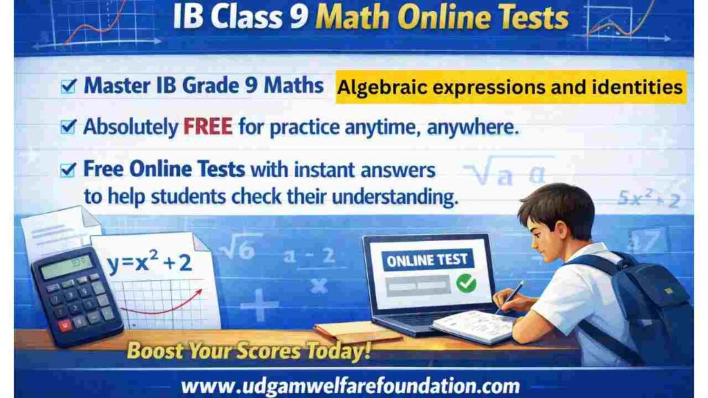 IB Grade 9 Algebra Practice Questions Online