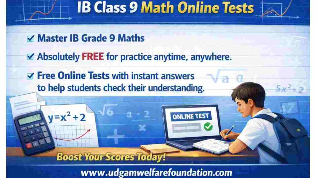 IB Grade 9 Maths Online Test