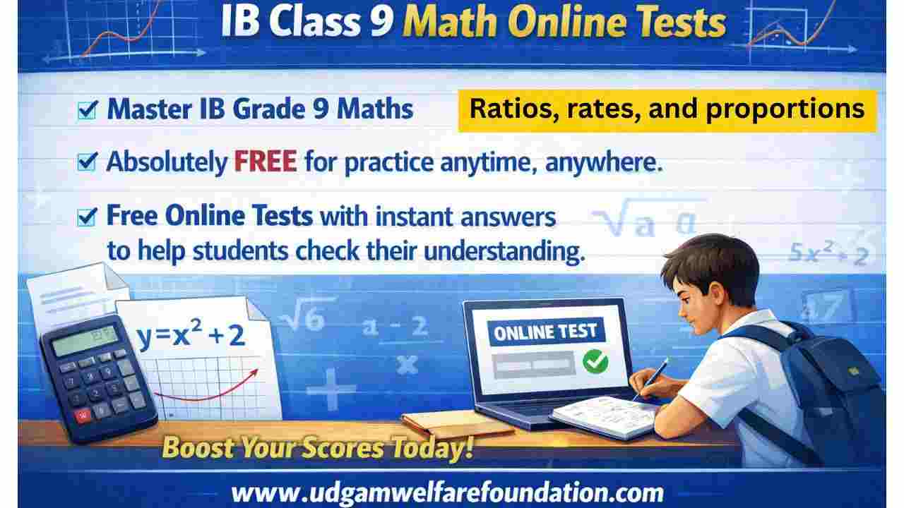 IB MYP Grade 9 Math test online