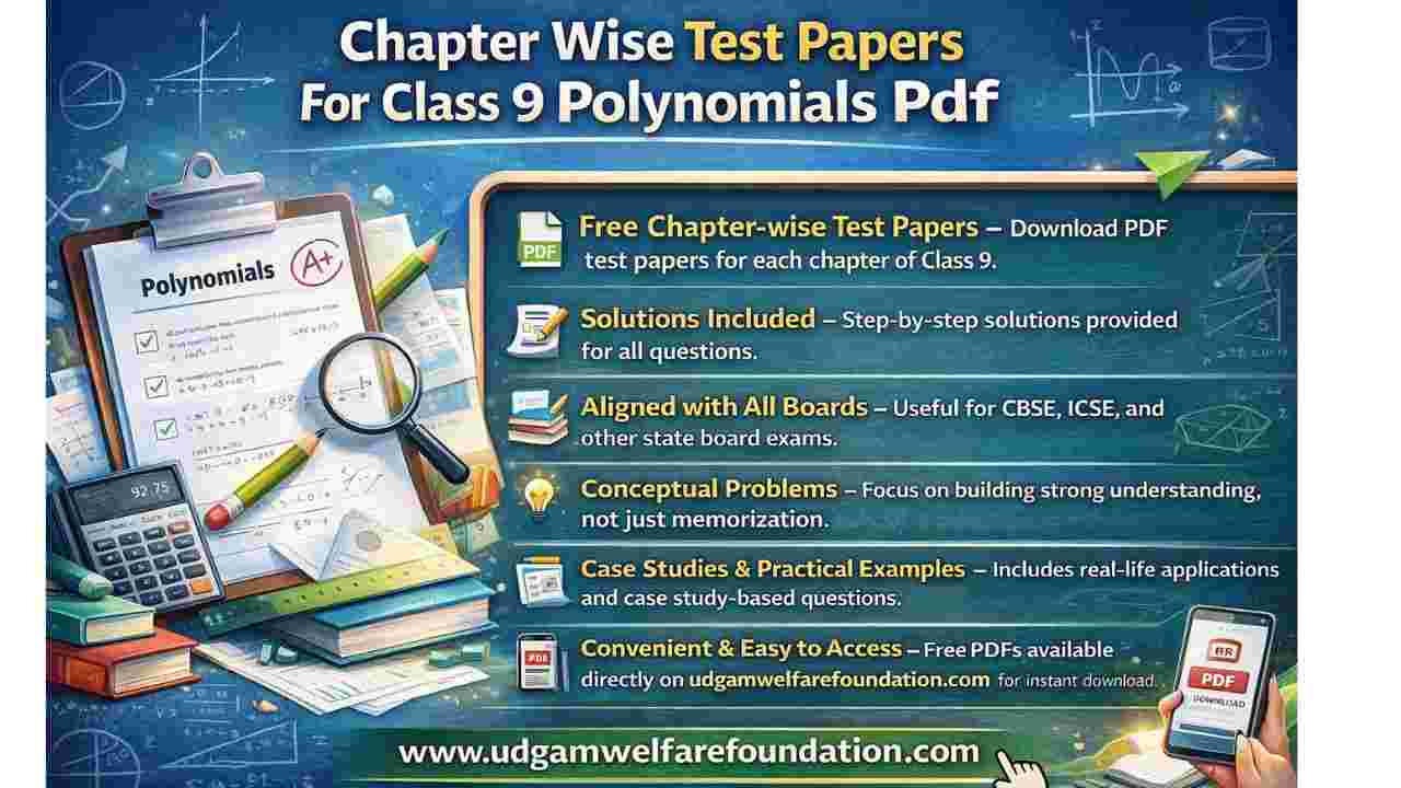 Polynomials Class 9 PDF