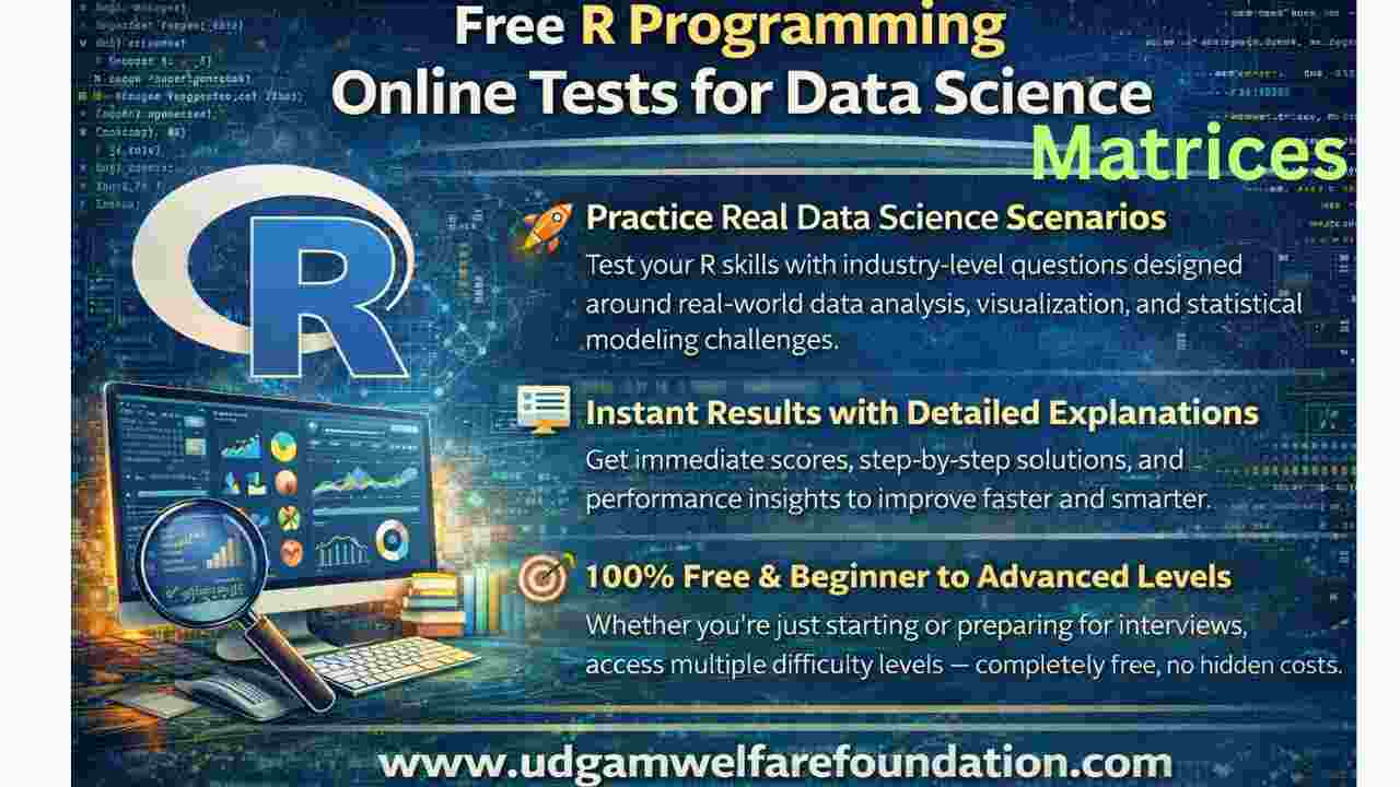 R Programming Online Test