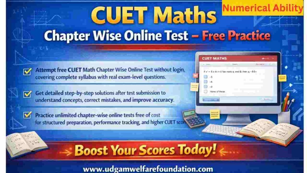 CUET Numerical Ability Questions Online Test