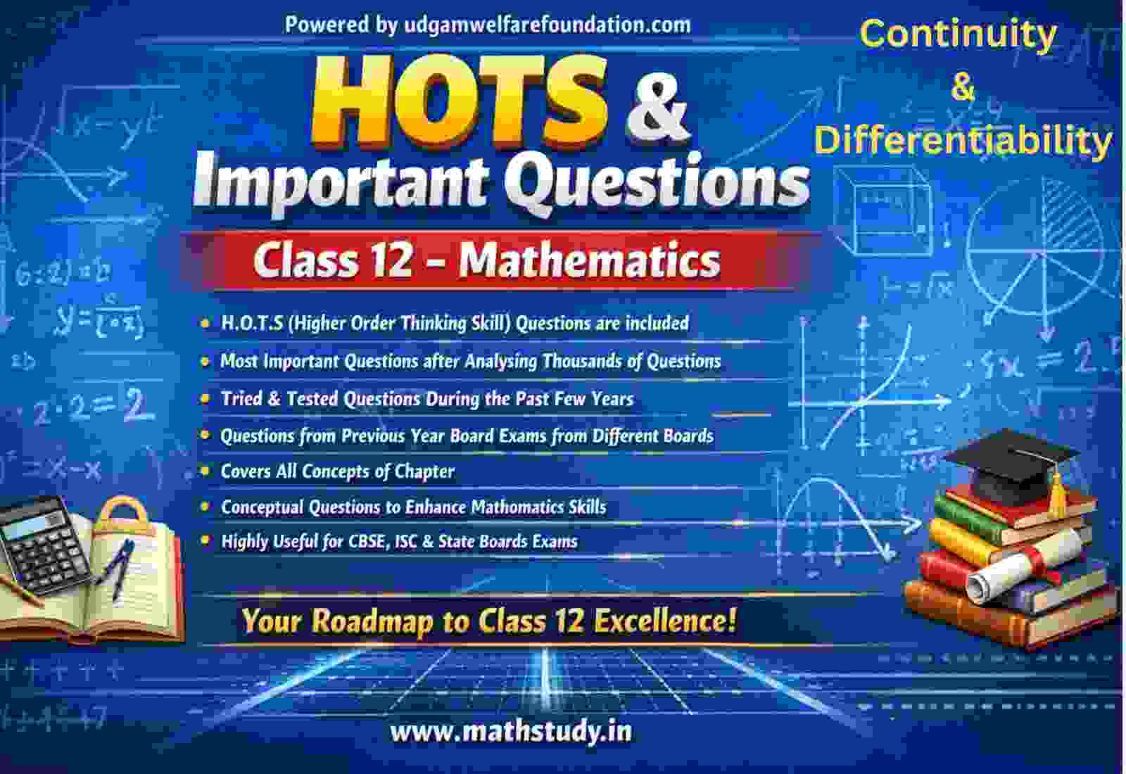 Class 12 Continuity And Differentiability Important Questions
