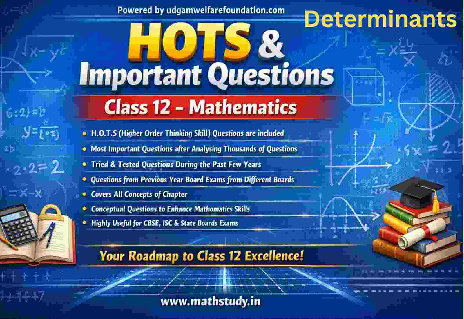 Class 12 Determinants Important Questions