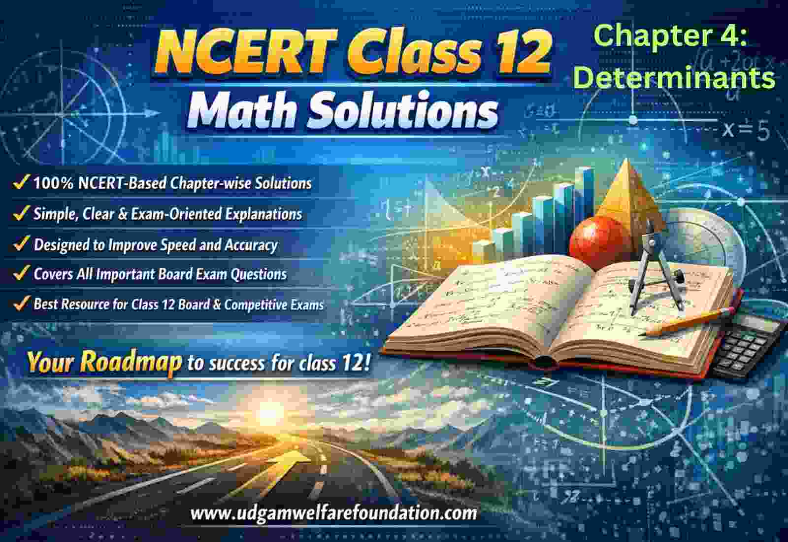 NCERT Solutions for Class 12 Maths Chapter 4 Determinants