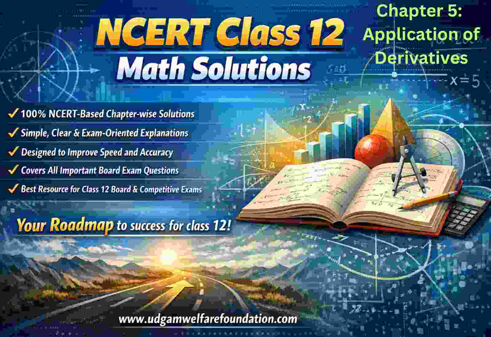 NCERT Solutions for Class 12 Maths Chapter 6 Application of Derivatives