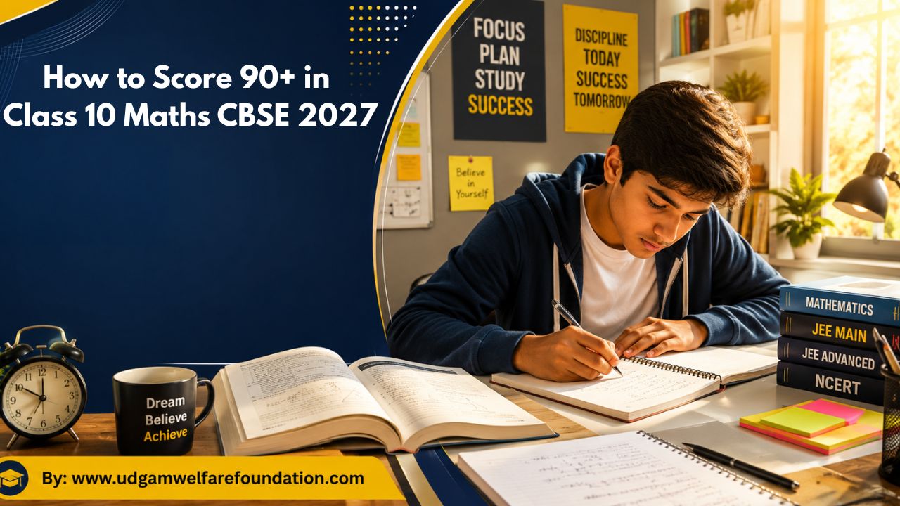 How to Score 90+ in Class 10 Maths CBSE 2027
